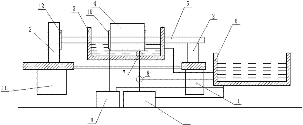 Device and method for cavitation jet flow reinforcement of shaft parts