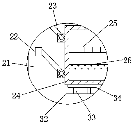 A domestic sewage purification treatment device