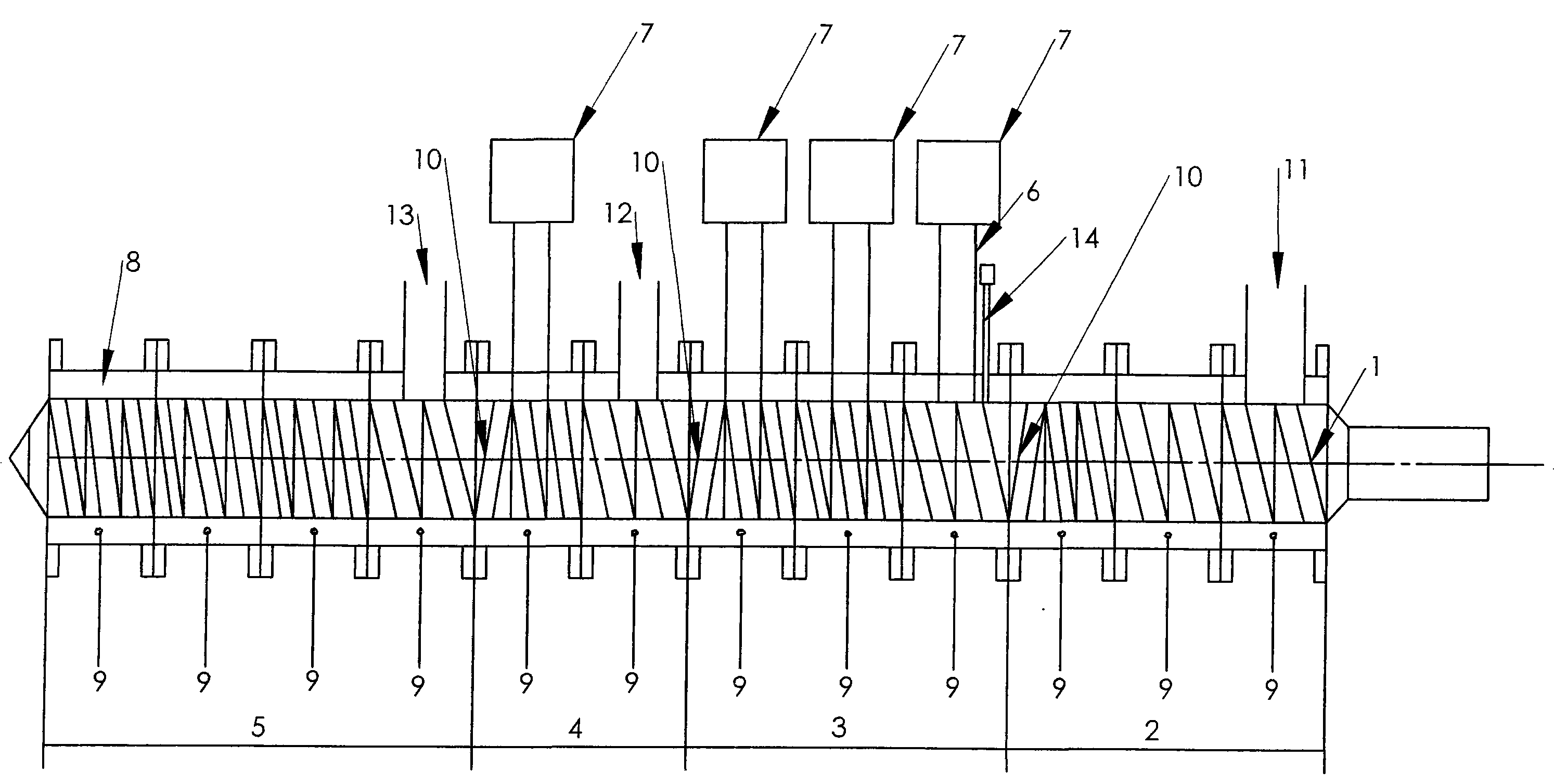 Microwave radiation polymerization method for polyamide