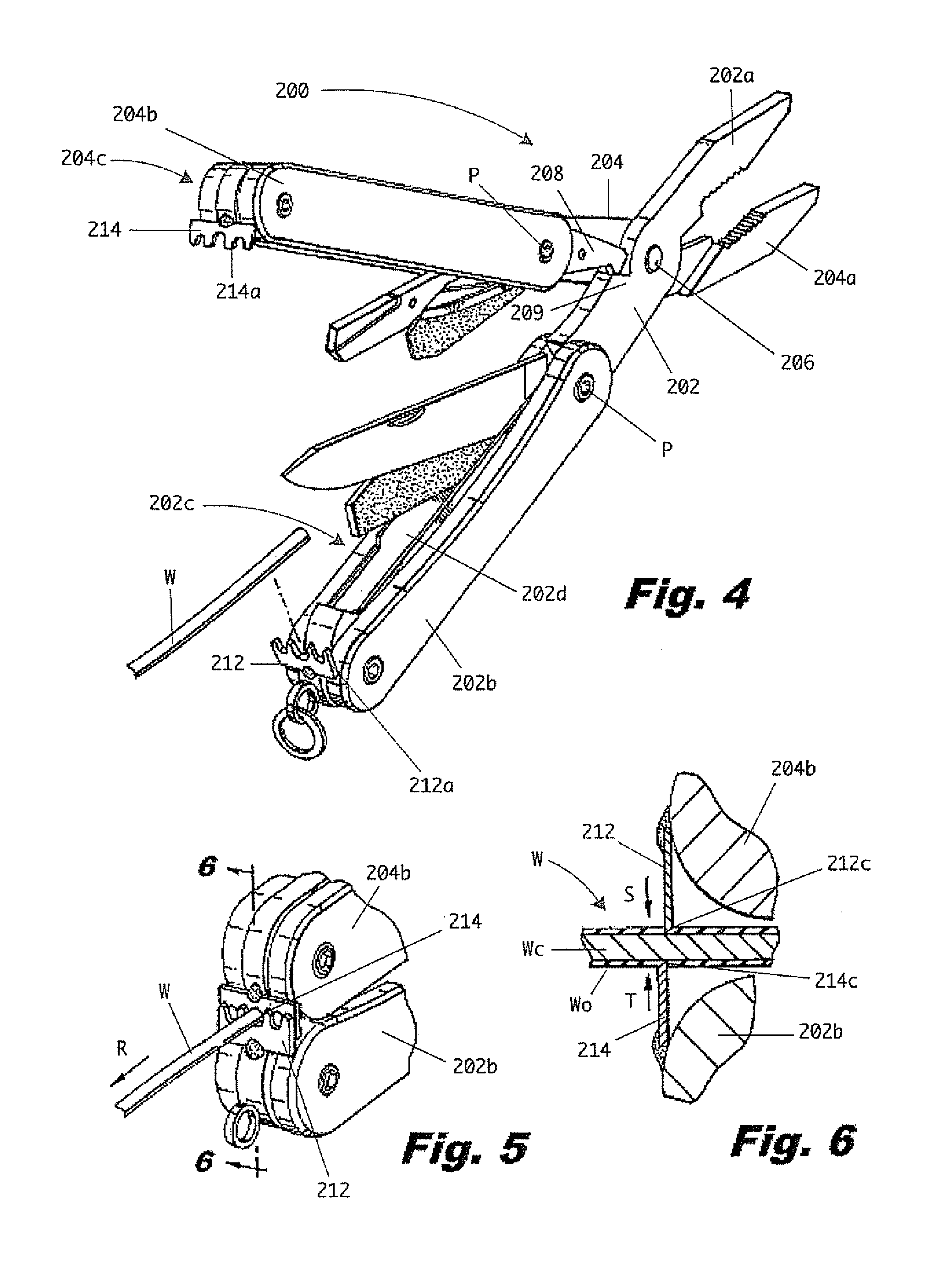 Multi-function wire stripping hand tool and kit and method for using the same