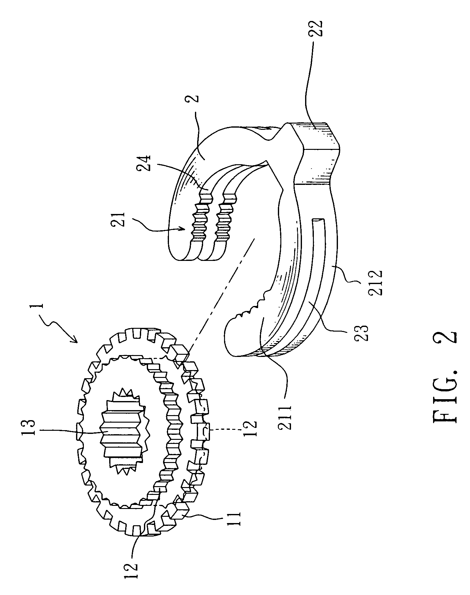 Gas flowrate control device for gas burner