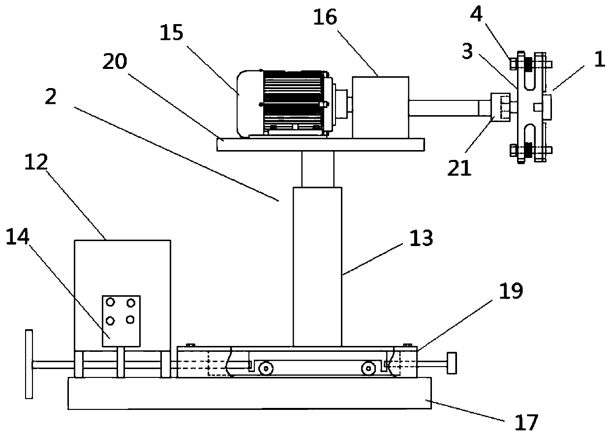 Crankshaft flange coupling device