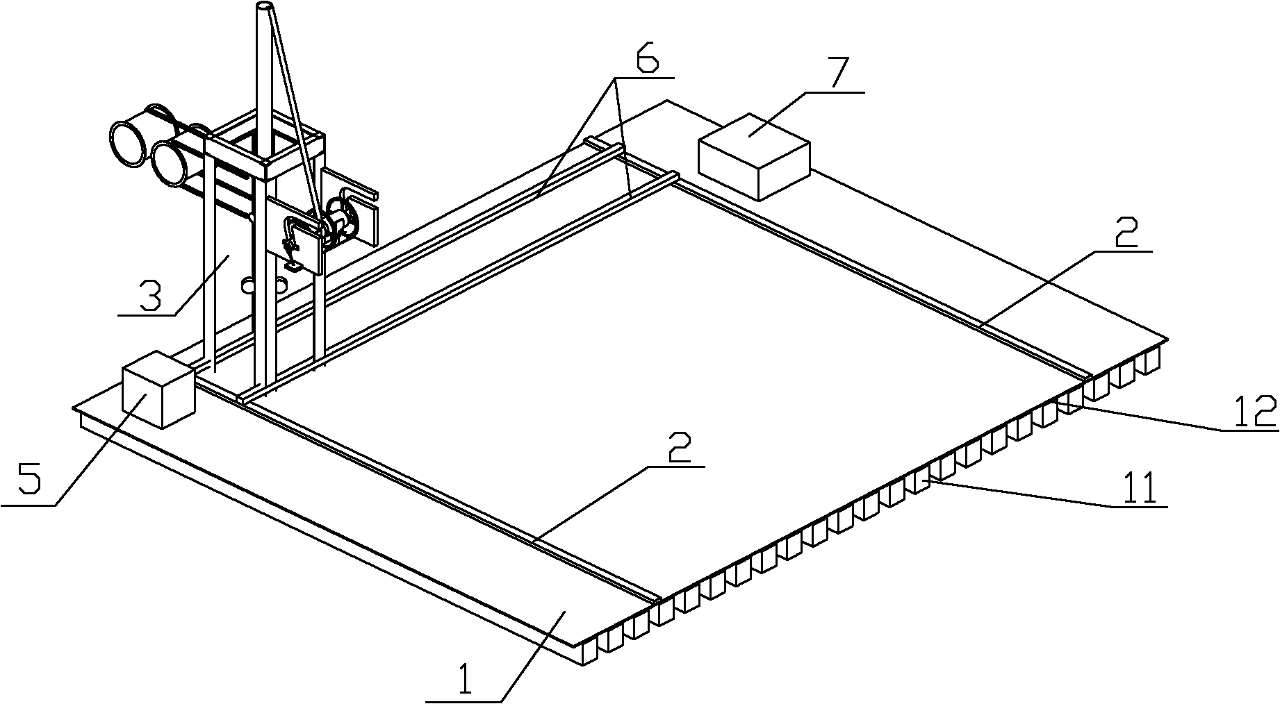 Mud-water amphibious plate-inserting device for soft foundation