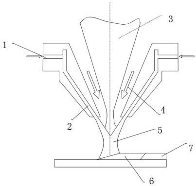 Laser cladding method for wear-resistant alloy of inner bore