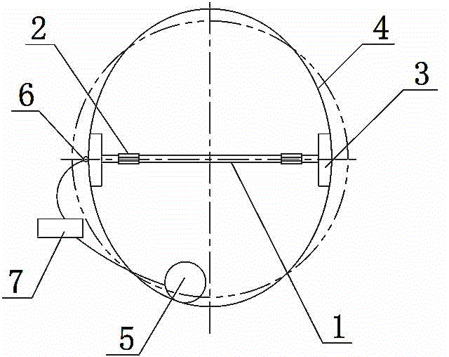 Shell product end surface roundness vibration aging shape-correction device and shape-correction method