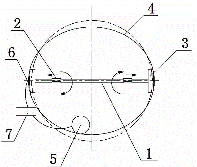 Shell product end surface roundness vibration aging shape-correction device and shape-correction method