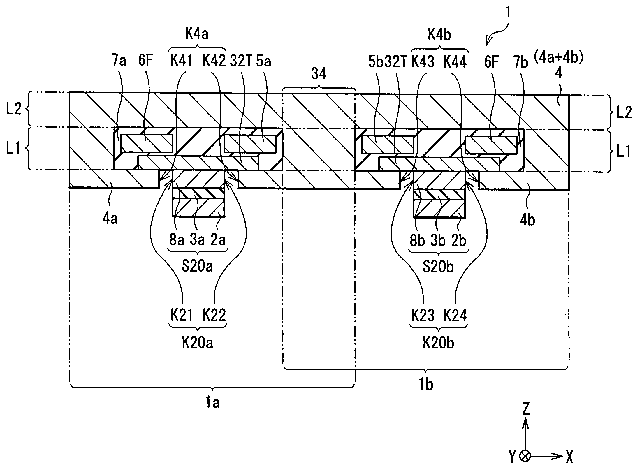 Magnetoresistive element including a yoke that surrounds a conductor, magnetic memory cell and magnetic memory device including the same