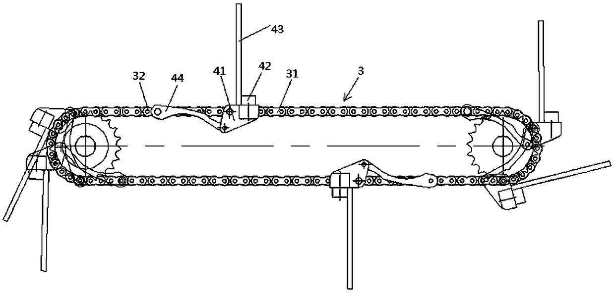 A semi-automatic sorting and pulling device for preventing slipping smoke