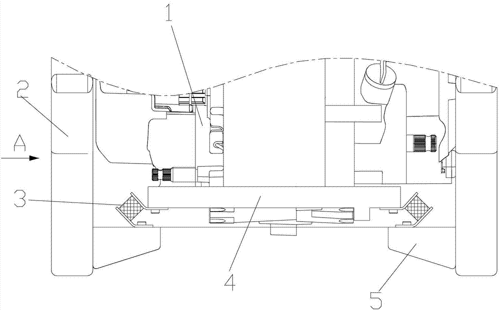 Engine suspension component and motor tricycle