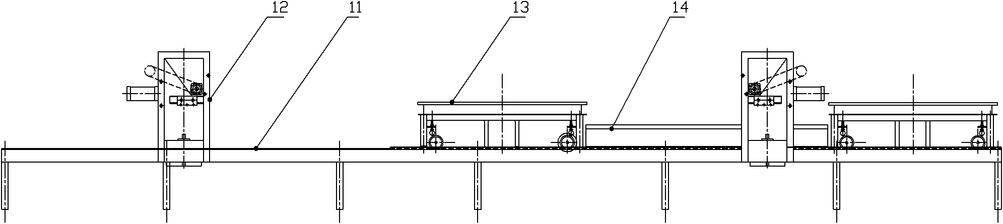 Energy-saving integrated intelligent soft porcelain insulation board production line