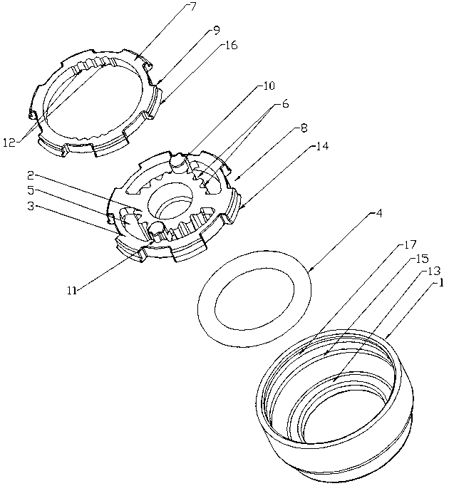 Flow restricting ring