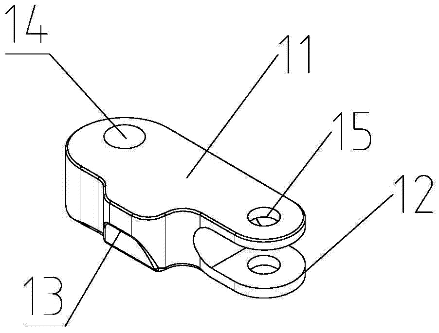 Balancing device used for transition draw gear