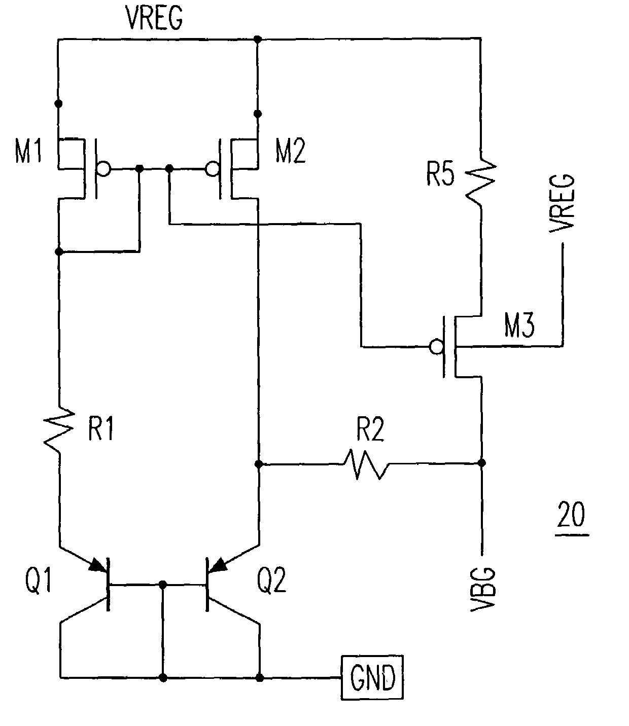 Bandgap reference voltage circuit