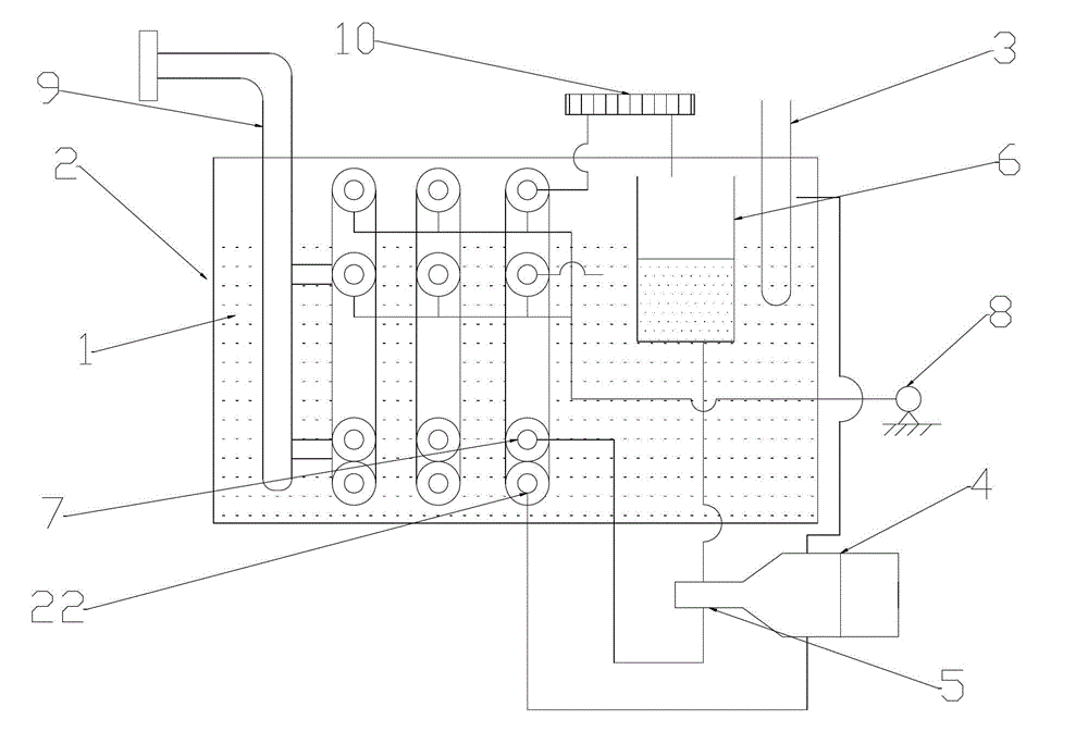 Non-metallic energy oil steam generation method and generation device of no-pressure container