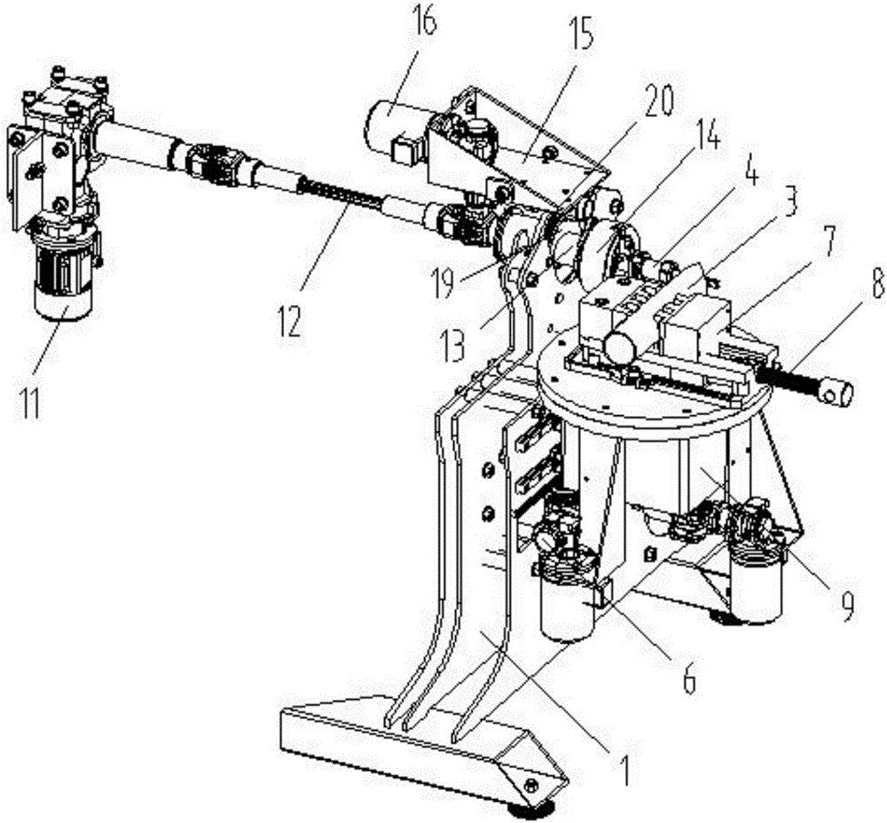 Multifunctional lathe with tool rotation function