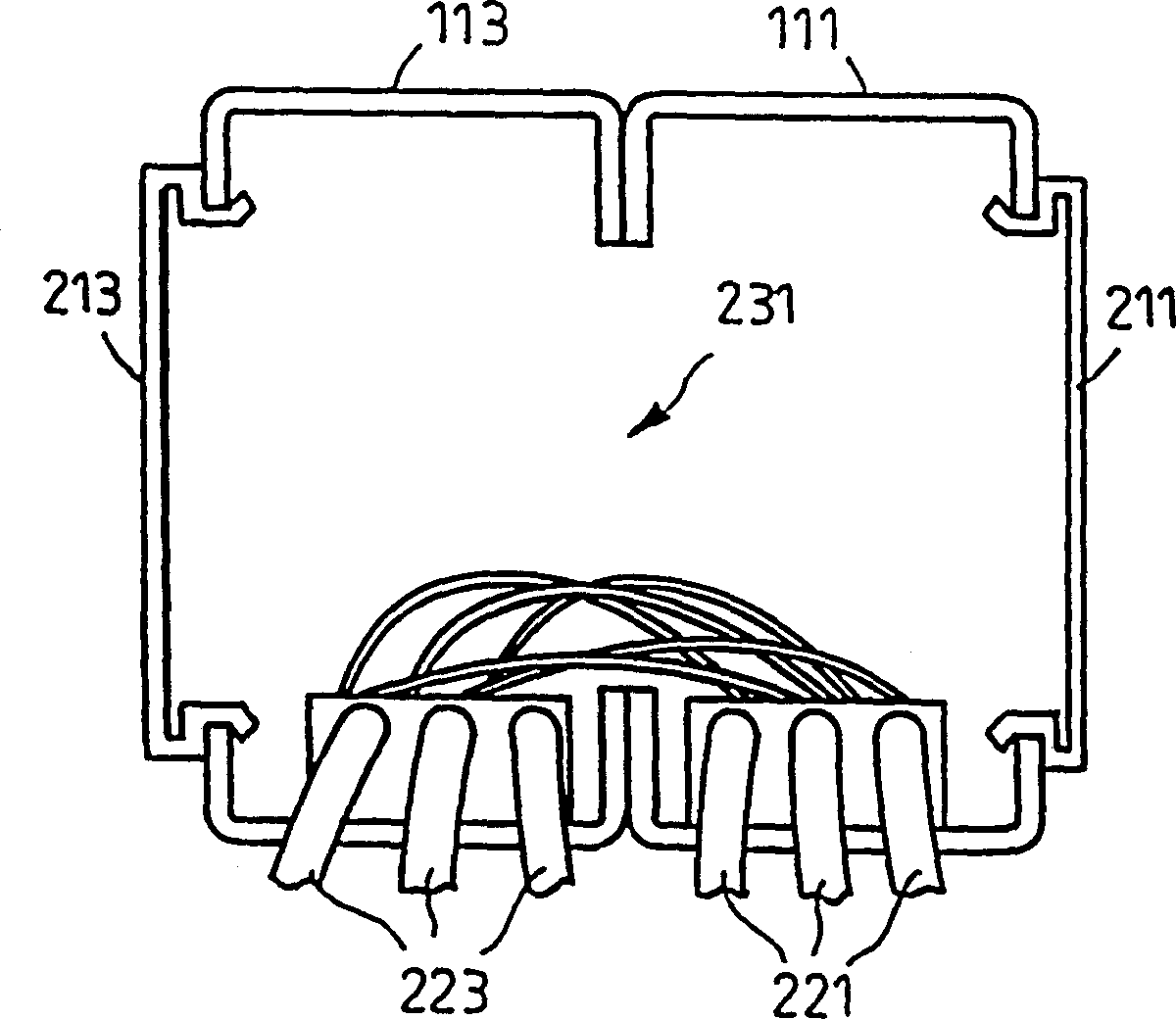 House unit, and construction of house unit frame