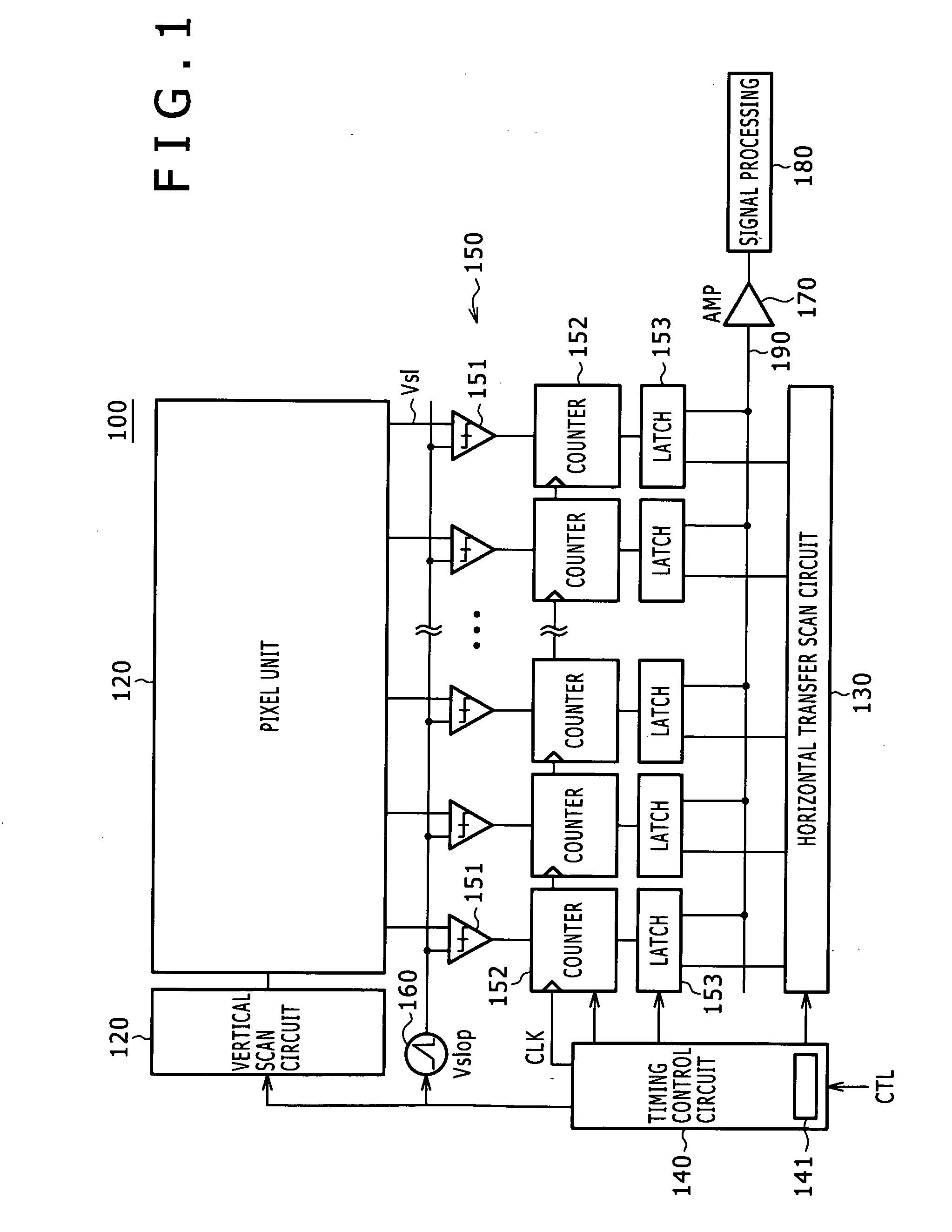 Solid-state imaging element and camera system