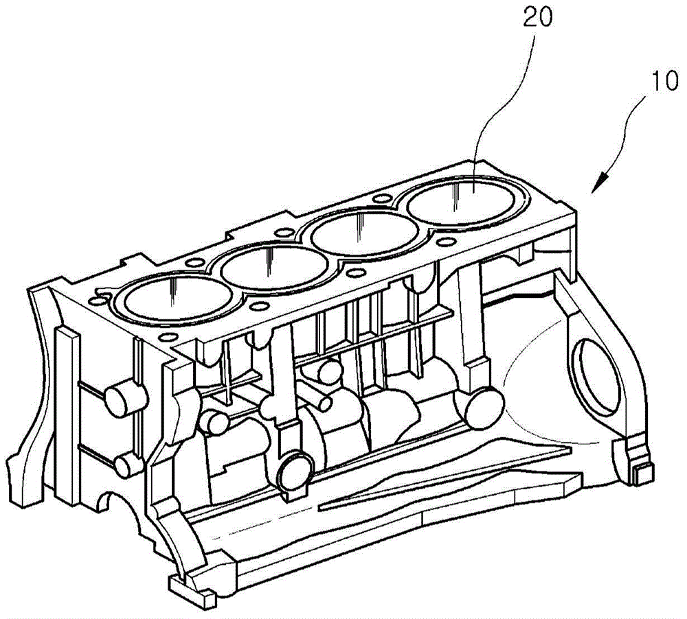 Defective engine block recycling method in continuous casting line