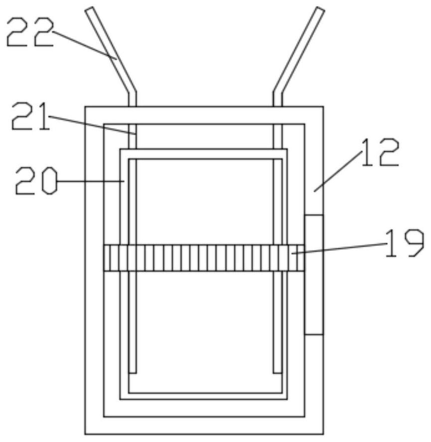 Low speed bucket elevator automatic material discharging device