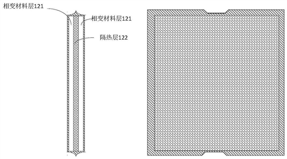 Battery pack, phase change material layer quality determination method and device, equipment and medium