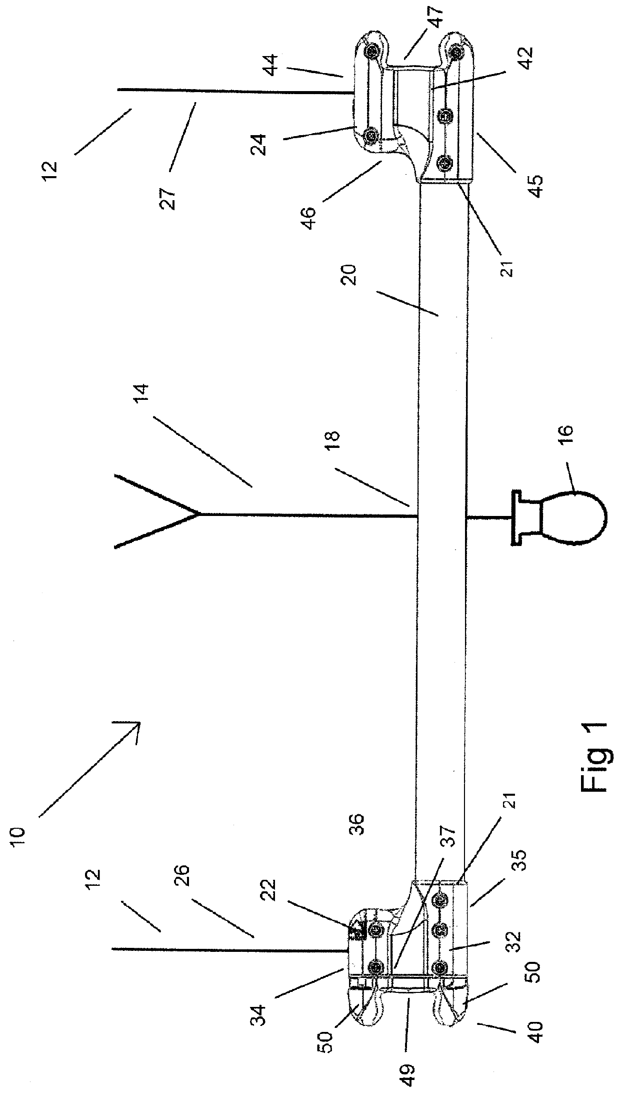 System for trimming a kite