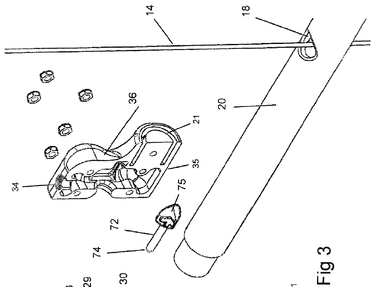 System for trimming a kite