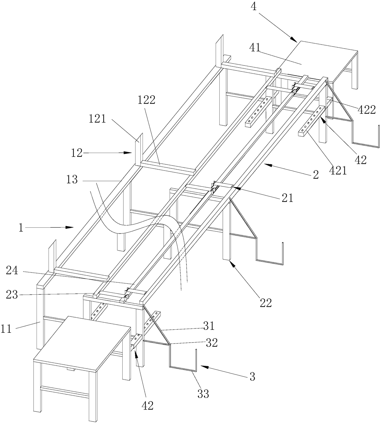 Novel adjustable machining equipment for ribbed steel bars