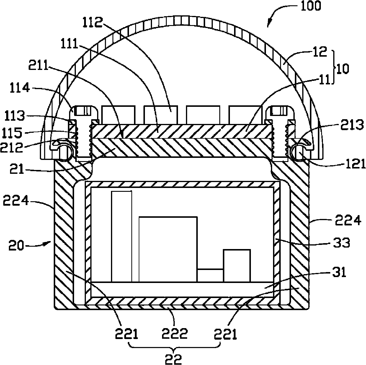 Light emitting diode lamp