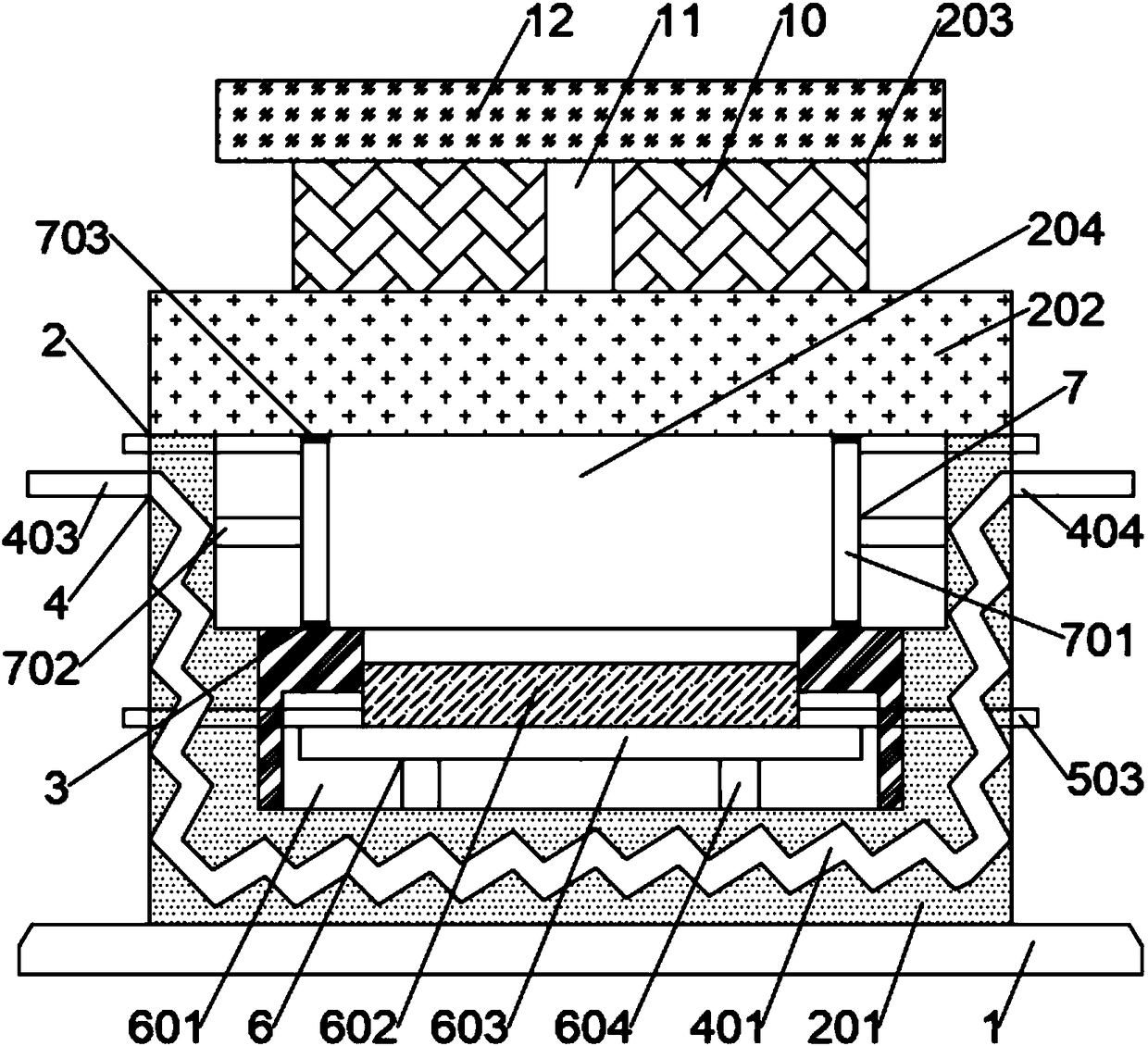 Stretching and shaping mould for producing automobile steel plate transmission wheel