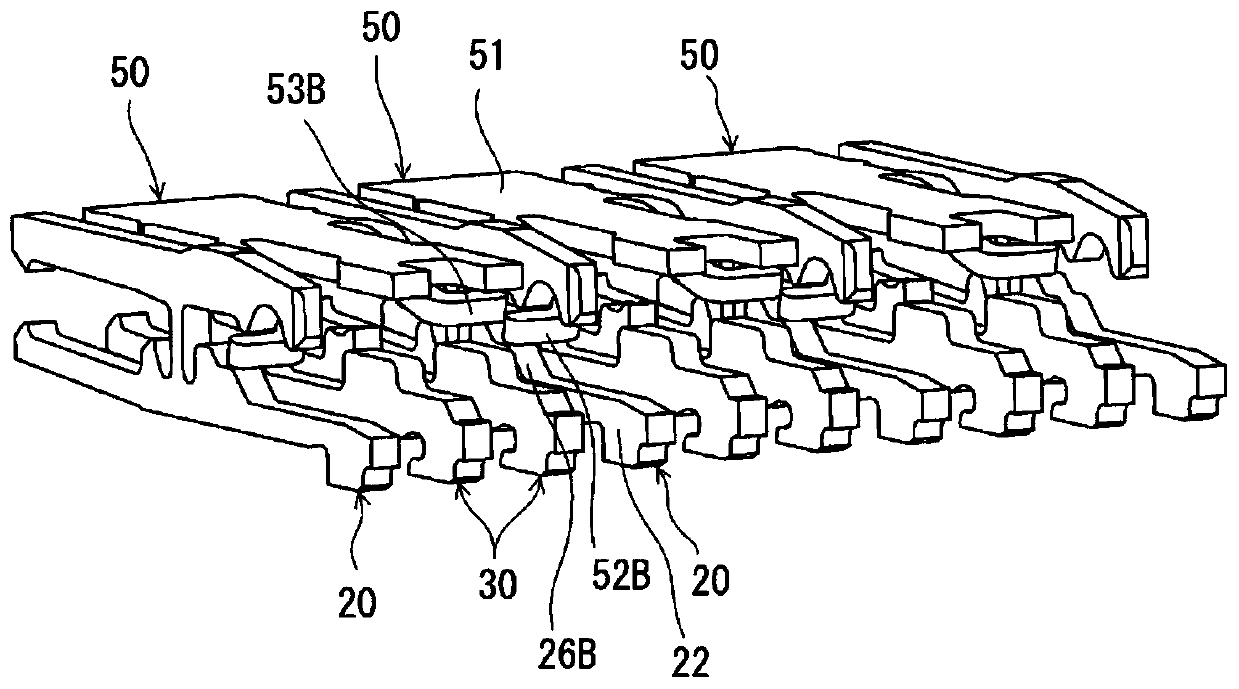 Electrical connectors for flat conductors