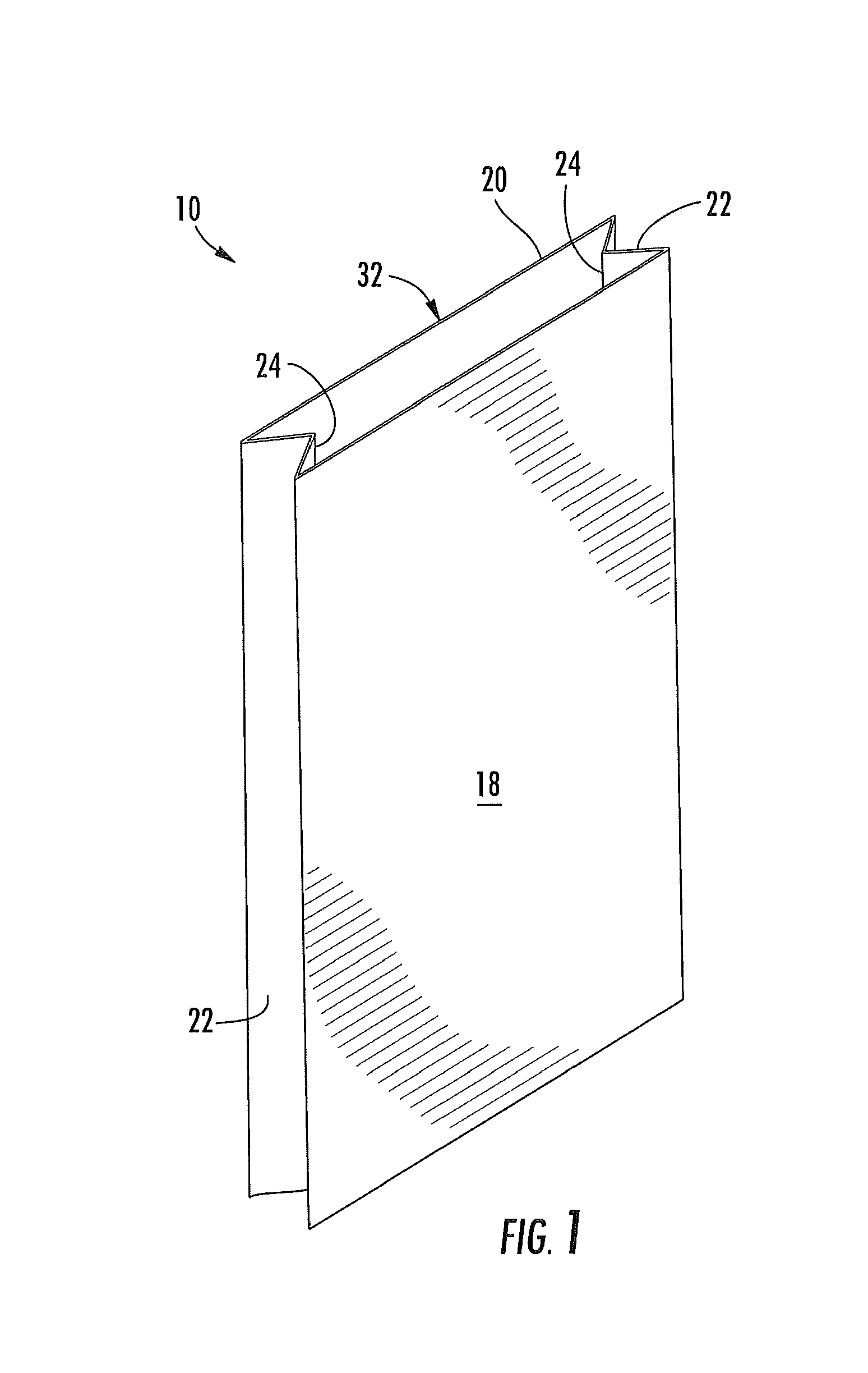 Bag with closure mechanism mounted by contrasting adhesive materials