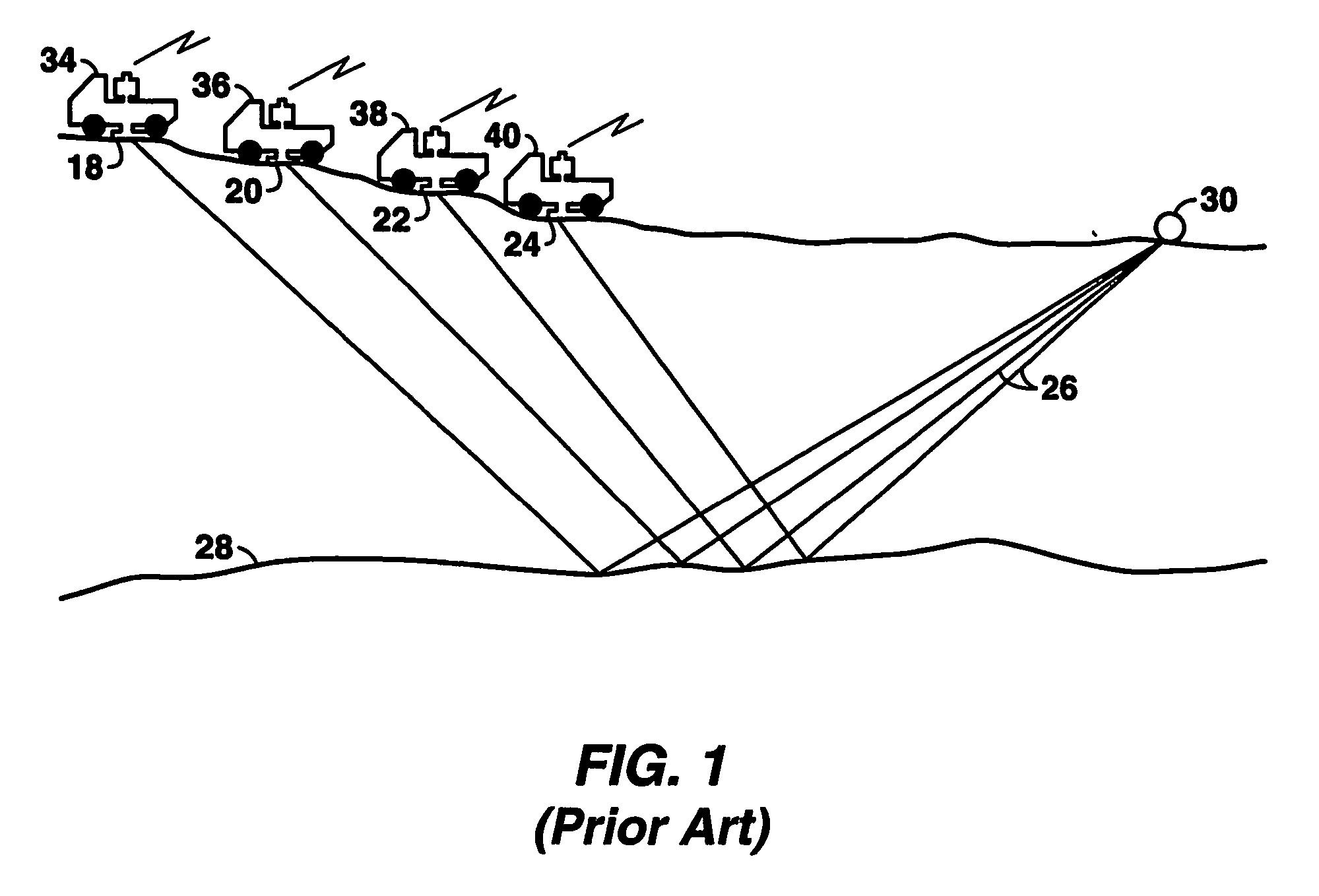 Method for continuous sweepting and separtion of multiple seismic vibrators
