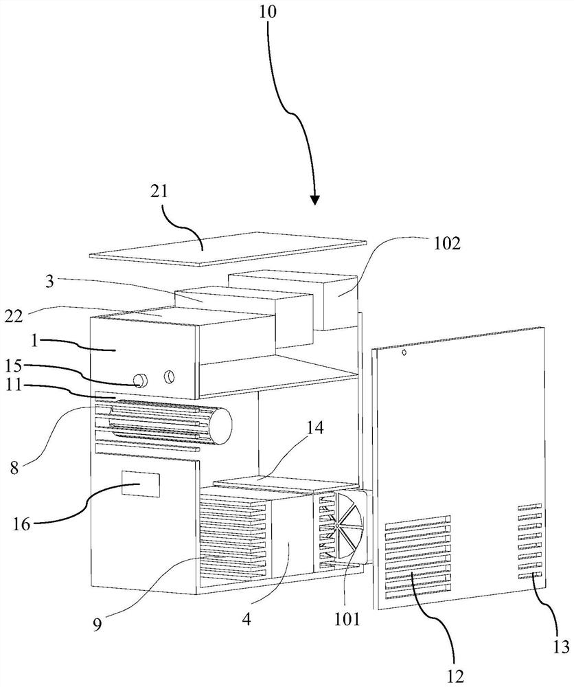 Portable outdoor air conditioner and control method thereof
