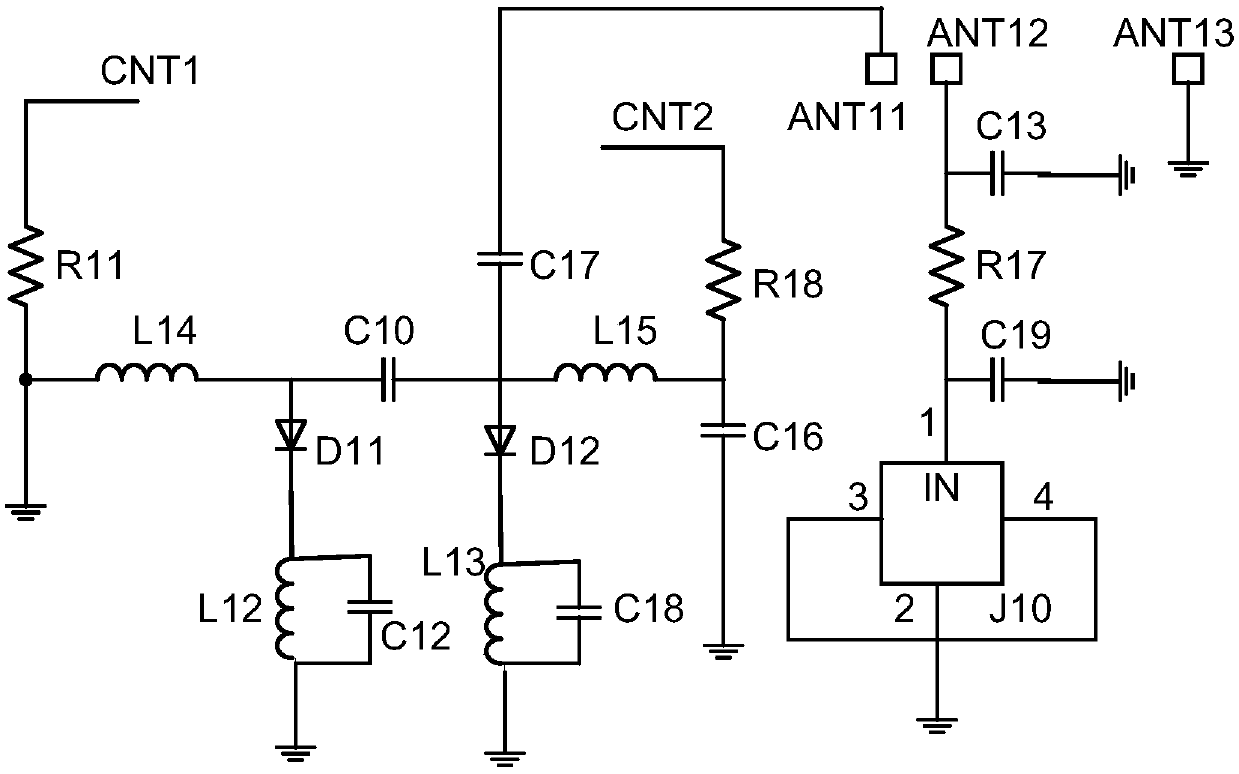 A kind of antenna switch device and terminal