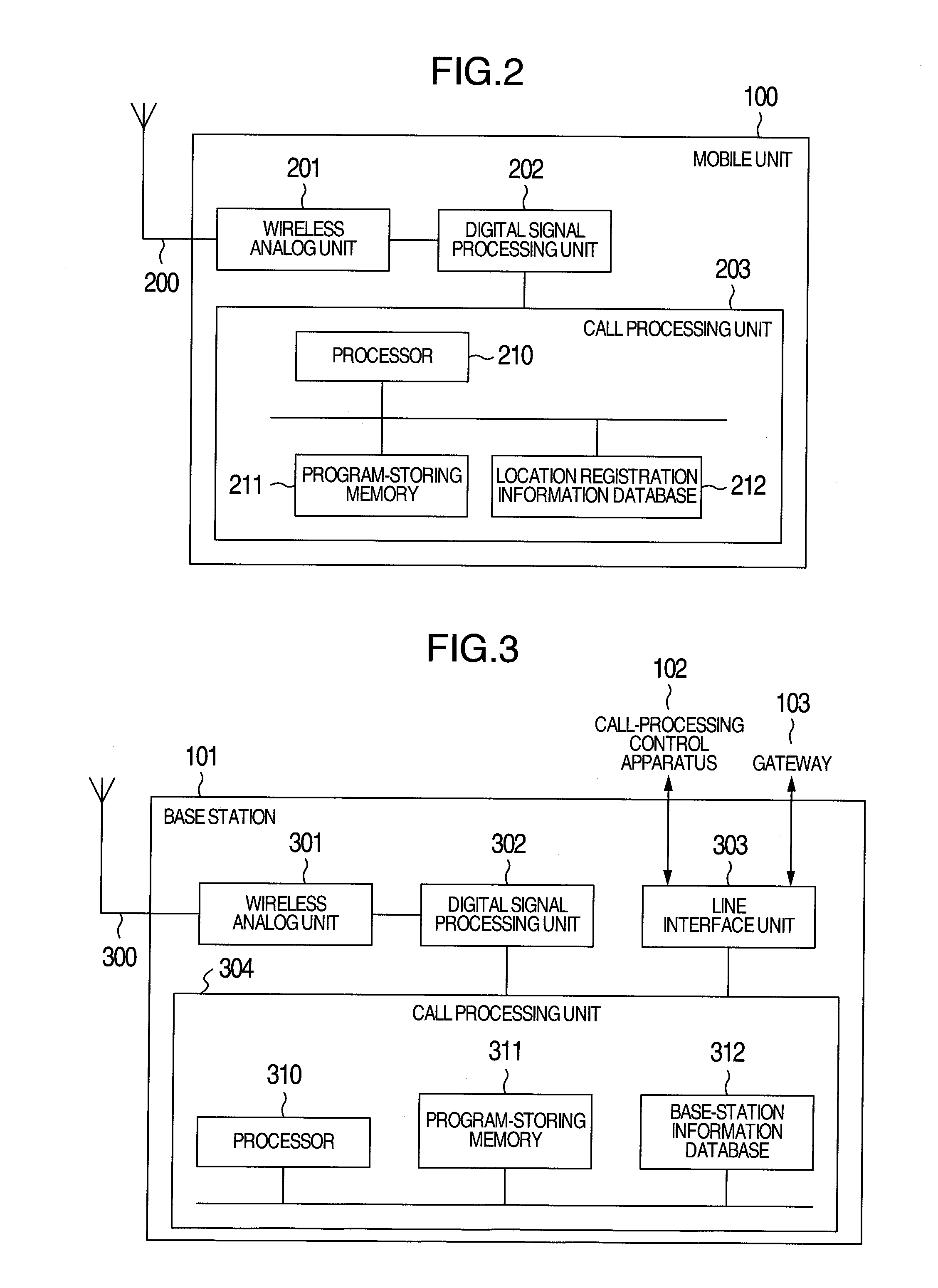 Mobile communication system, paging-area determination method and call-processing control apparatus in mobile communication system