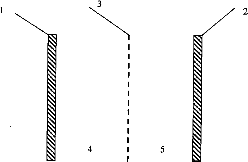 Method and device for separating electric field-separation membrane coupling