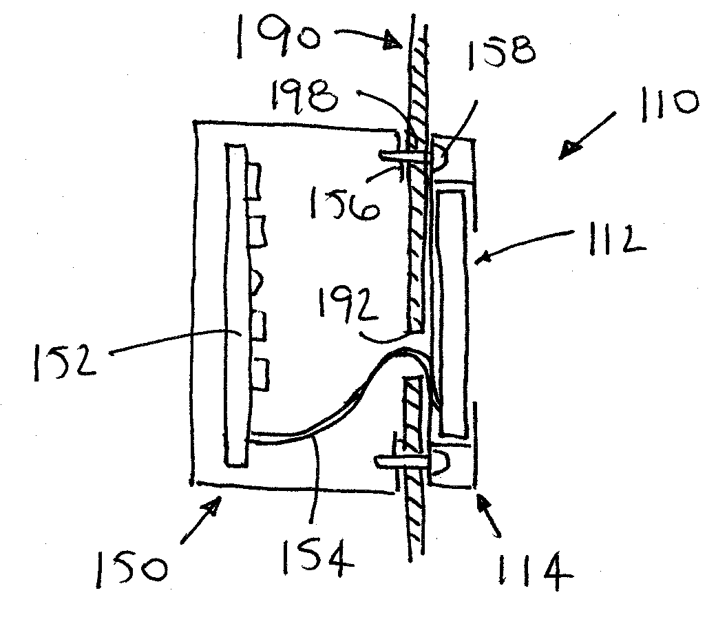 Apparatus and methods for mounting flat panel displays