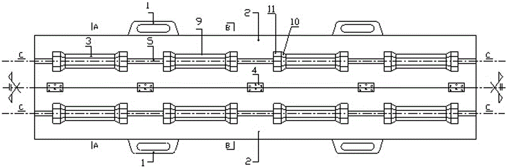 Production method and die of prefabricated supporting sleeve used in cooperation with split bolt
