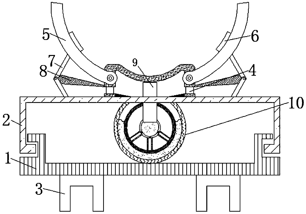 Clinical nursing head cooling device and cooling method for neurosurgery