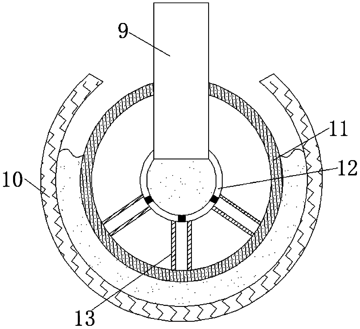 Clinical nursing head cooling device and cooling method for neurosurgery