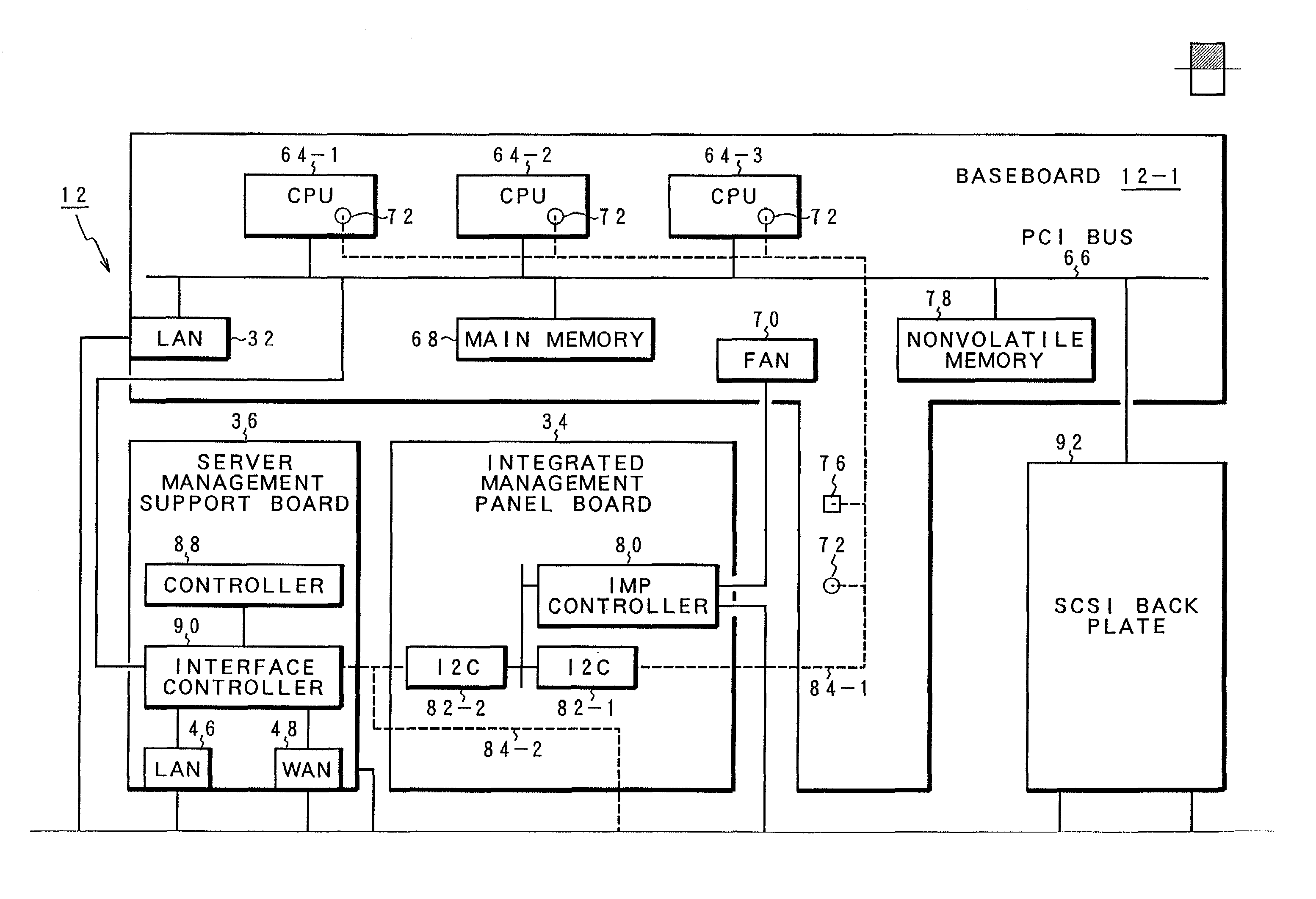 Computer, system management support apparatus and management method