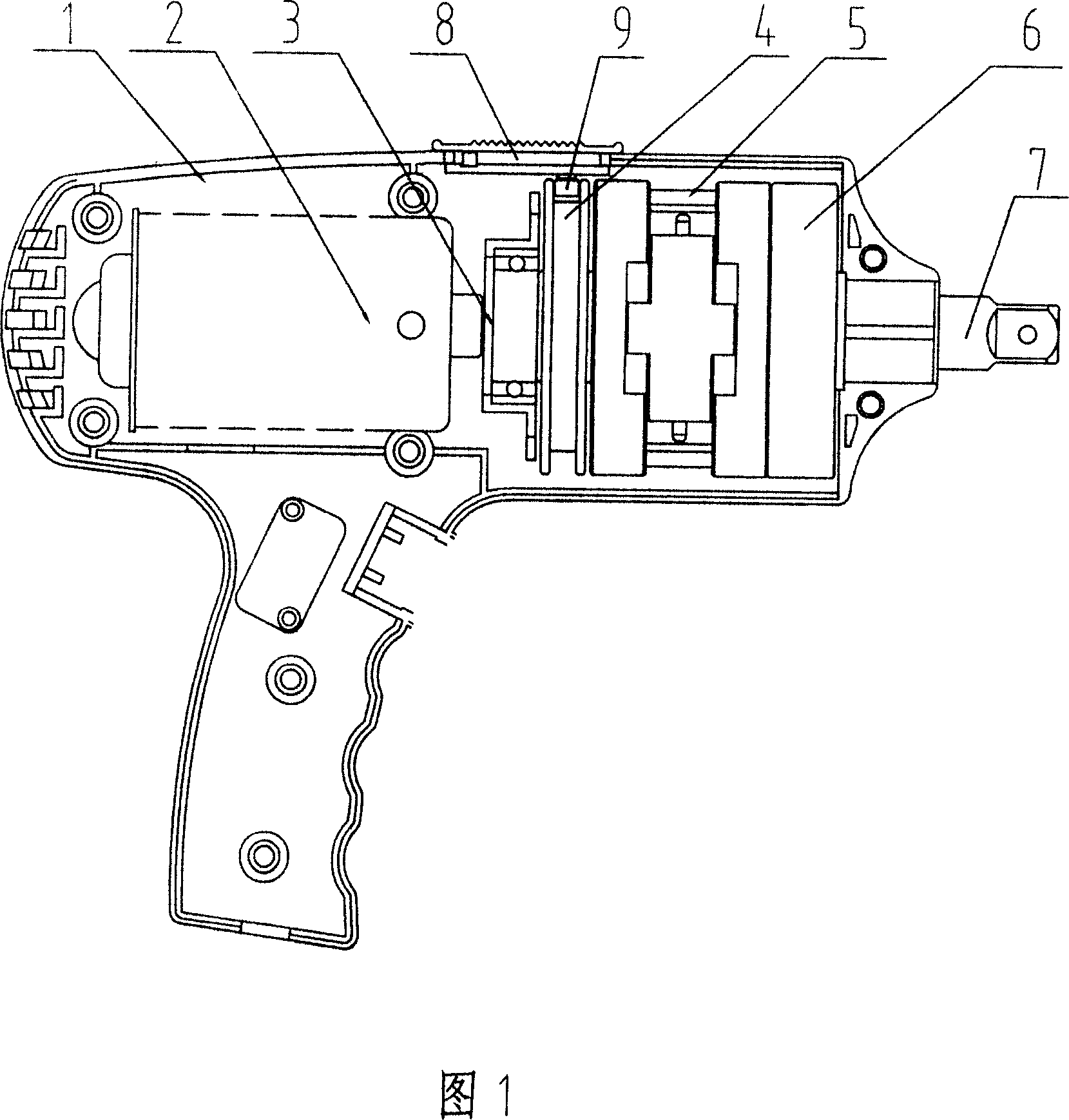 Electric spanner with variable torsional moment