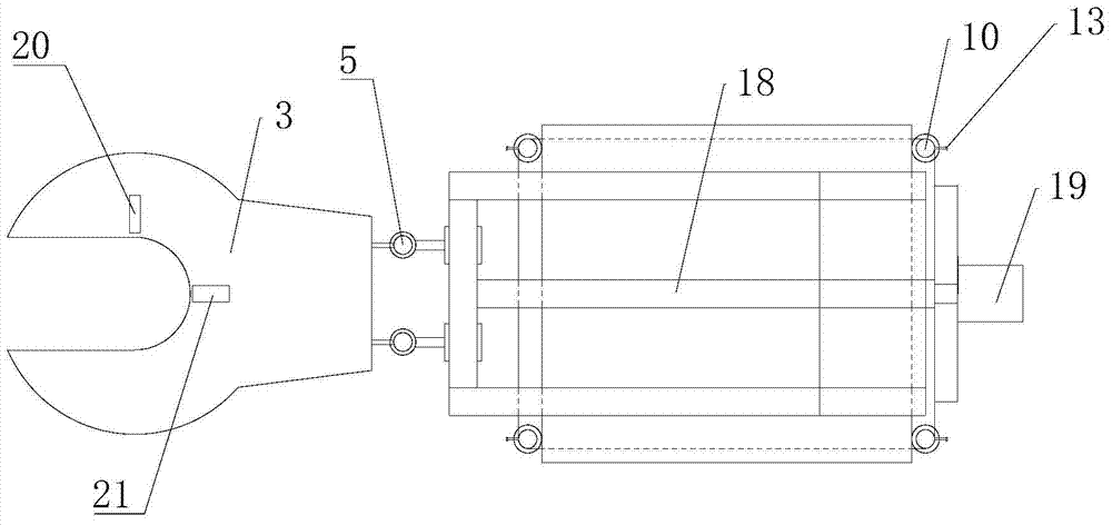 Automatic operating device for hydraulic tongs