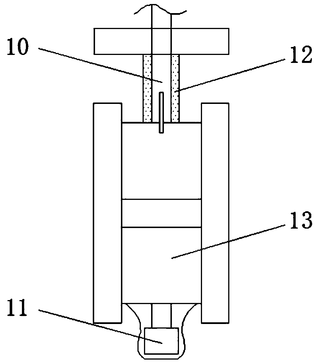 Movable butterfly valve with valve body and sealing ring