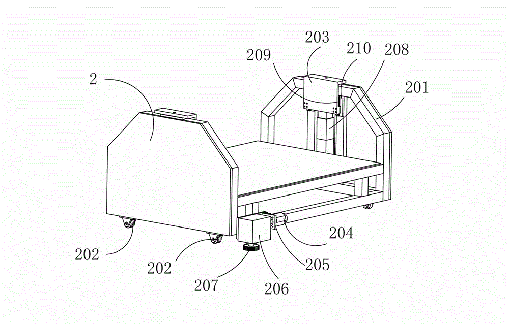 Device and method for installing and detaching large mirror for ion beam polisher for large-caliber optical parts