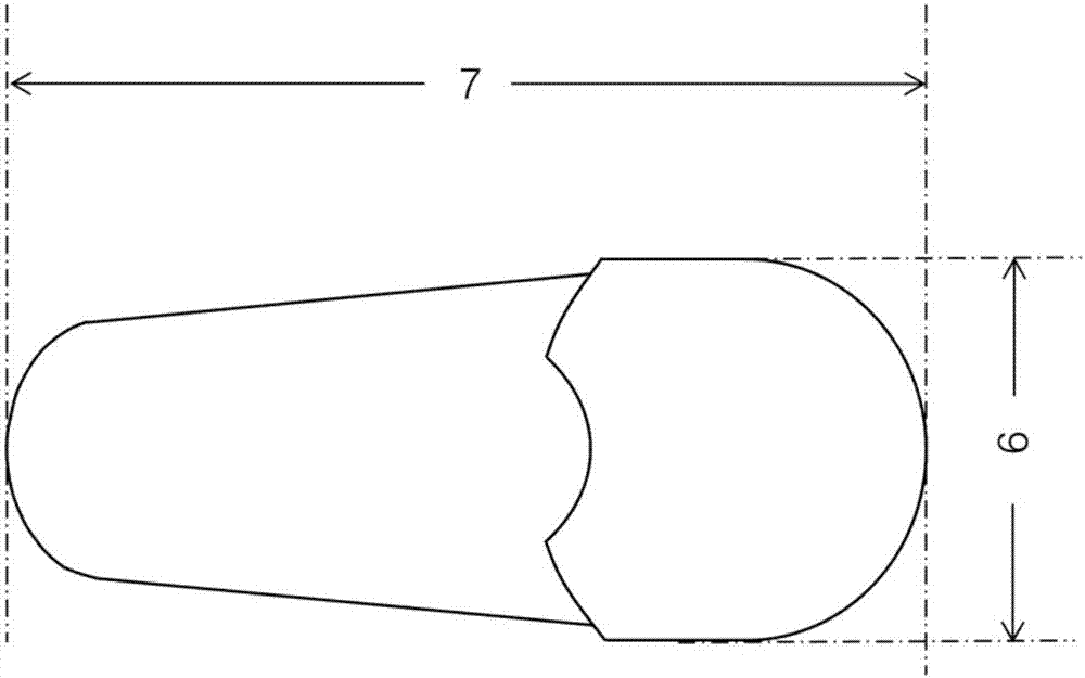 Modular non-cemented femoral stem prosthesis suitable for Chinese ddh patients