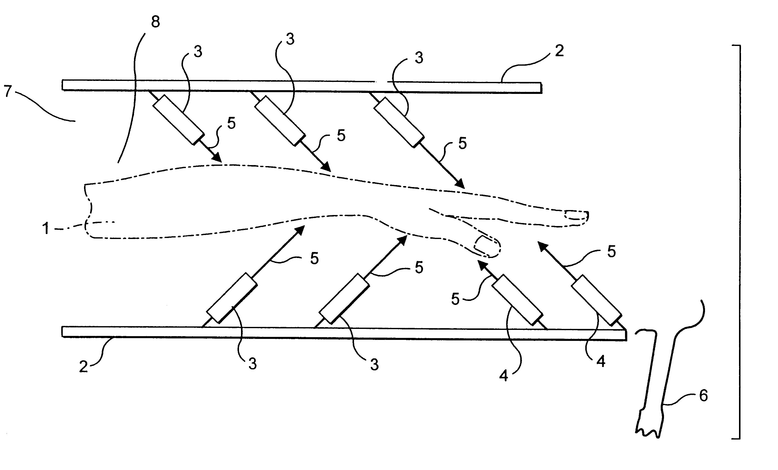Method of removing contaminants from an epidermal surface using an oscillating fluidic spray
