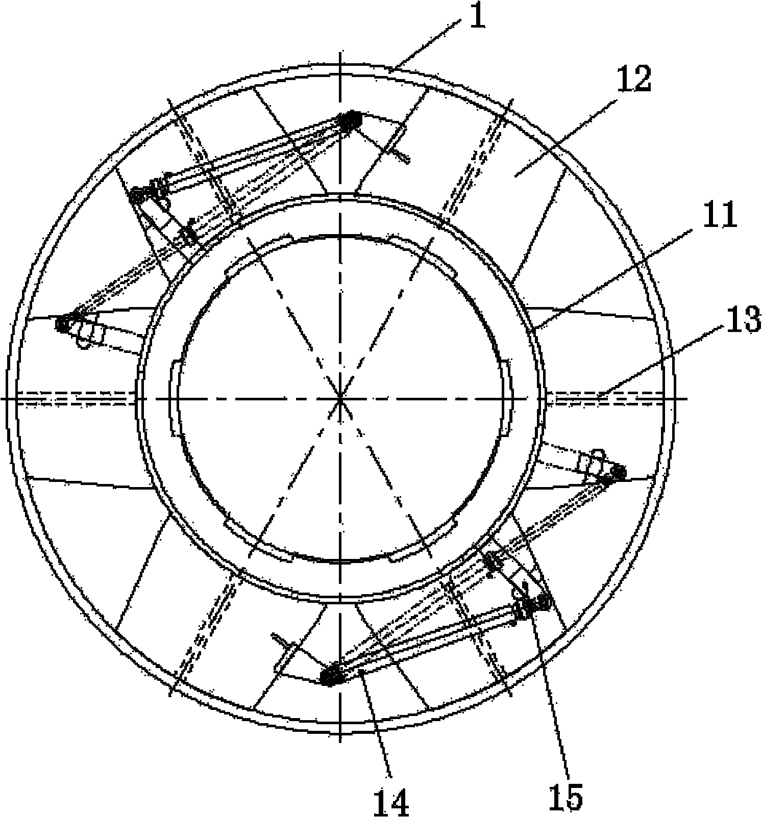 Continuous stepping hydraulic lifting device and method