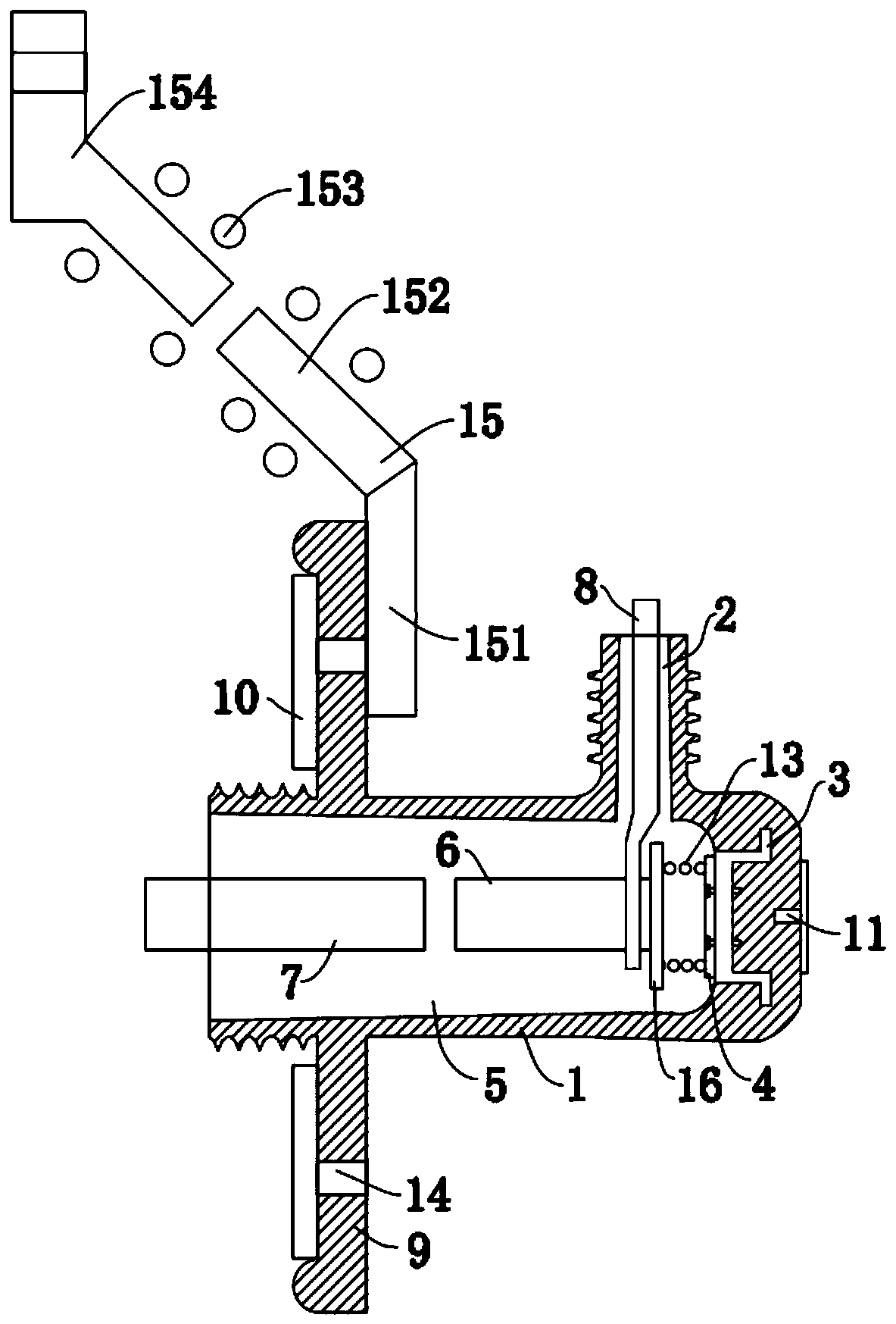 A shockproof contact box and its manufacturing method