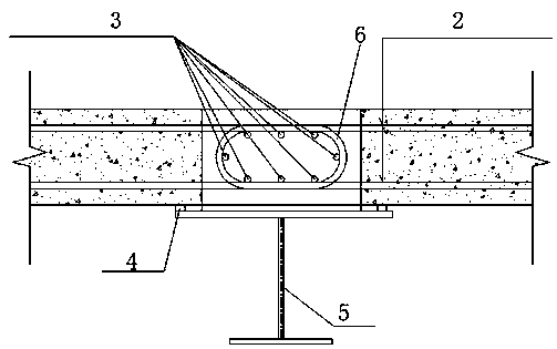 Wet joint connection design of prefabricated concrete beam